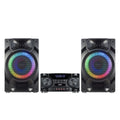 Chaoyue 10 Inch Karaoke Pairs Active Partyspeakers With Light 2.1 Active Speaker Bass Entertainment Audio With Mainframe