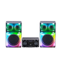 Chaoyue 12 Inch HIFI System Transparent panel Partyspeakers With Light 2.1 Active Speaker Bass Entertainment Audio With Mainframe