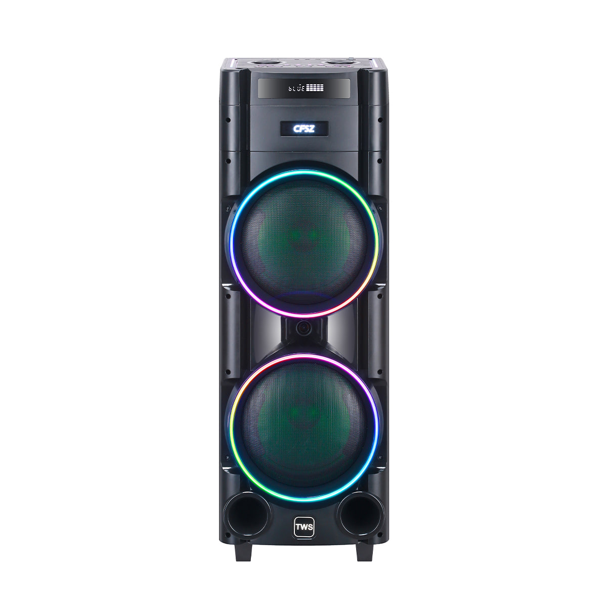 Chaoyue Private Design Karaoke Party Speakers Double 8'Inch Woofer*2 With Light Portable Speaker Big Battery High Power