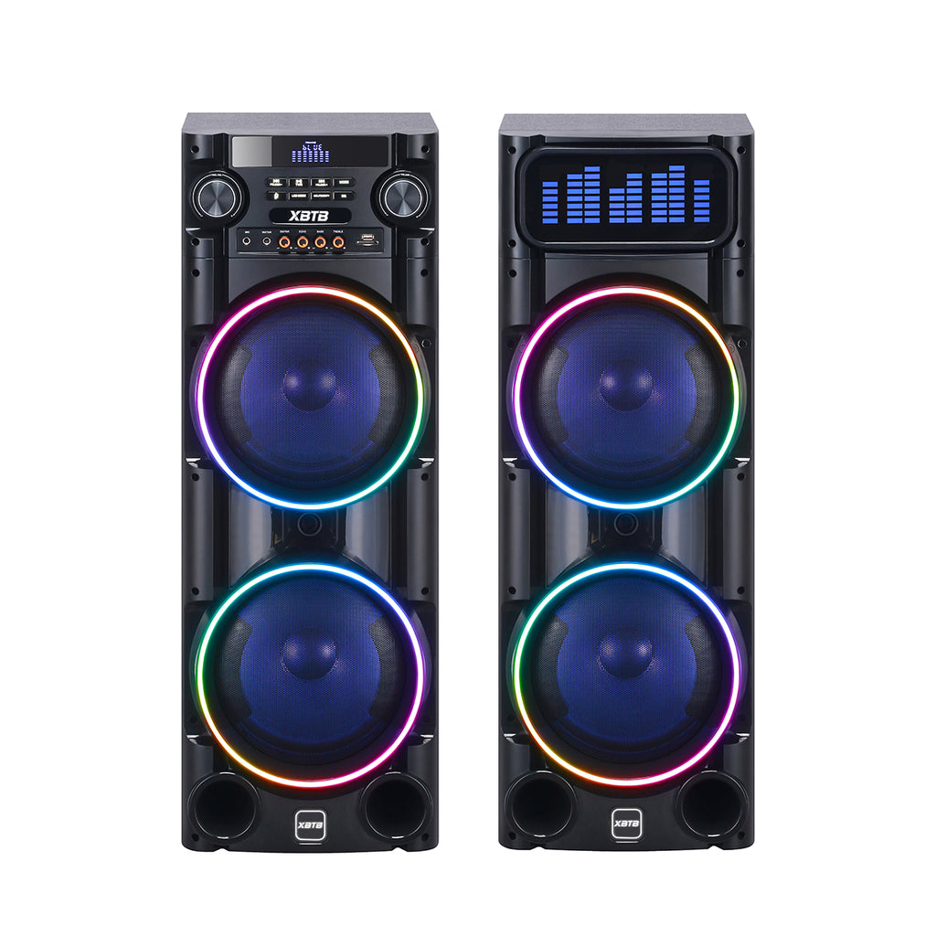 Chaoyue Private 2.0 CH active speaker 8 Inch High Power wooden box speaker