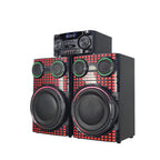 Chaoyue 12 Inch Karaoke Pairs Active Partyspeakers With Light 2.1 Active Speaker Bass Entertainment Audio With Mainframe