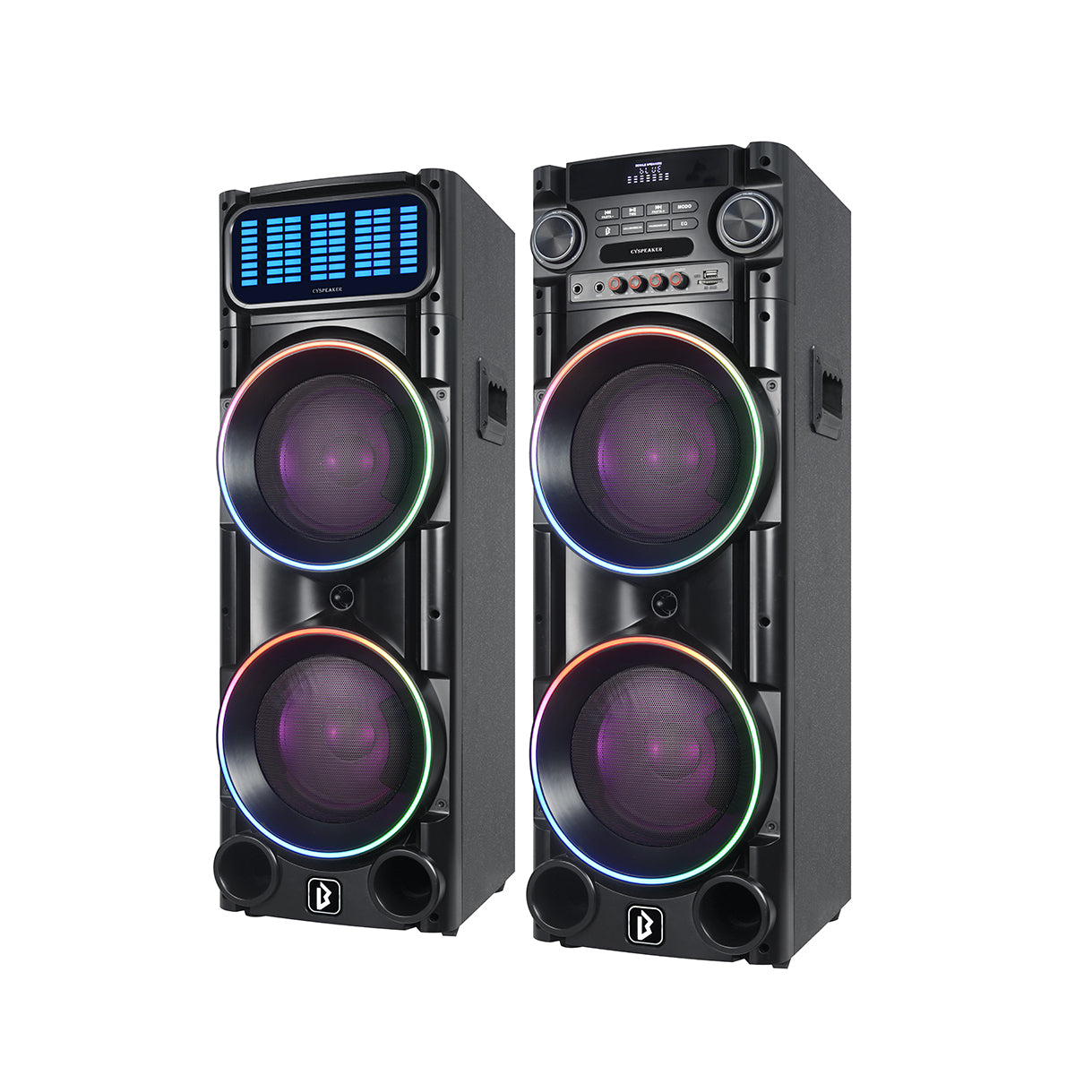 Chaoyue Private 2.0 CH active speaker 8 Inch High Power wooden box speaker