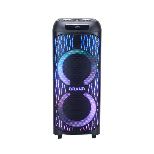 Chaoyue Double 10 Inch Woodenbox Praty Bluetooth Speaker 12V/9Ah attery Lng-lasting Big Power