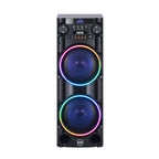 Chaoyue Private Design Karaoke Party Speakers Double 8'Inch Woofer*2 With Light Portable Speaker High Power Woodenbox