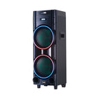 Chaoyue Private Design Karaoke Party Speakers Double 8'Inch Woofer*2 With Light Portable Speaker Big Battery High Power