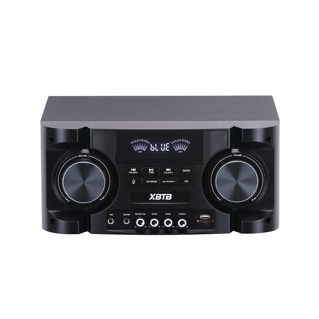 Chaoyue 12 Inch Karaoke Pairs Active Partyspeakers With Light 2.1 Active Speaker Bass Entertainment Audio With Mainframe