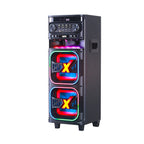 Chaoyue Private Karaoke Party Speakers Double 8'Inch Woofer*2 With Light High Power Portable Speaker Long-Lasting Rechargeable Battery