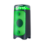 Chaoyue Portable  Bluetooth Party Speaker 6.5Inch With USB FM, Transparent RGB Light, and Long-Lasting Rechargeable Battery