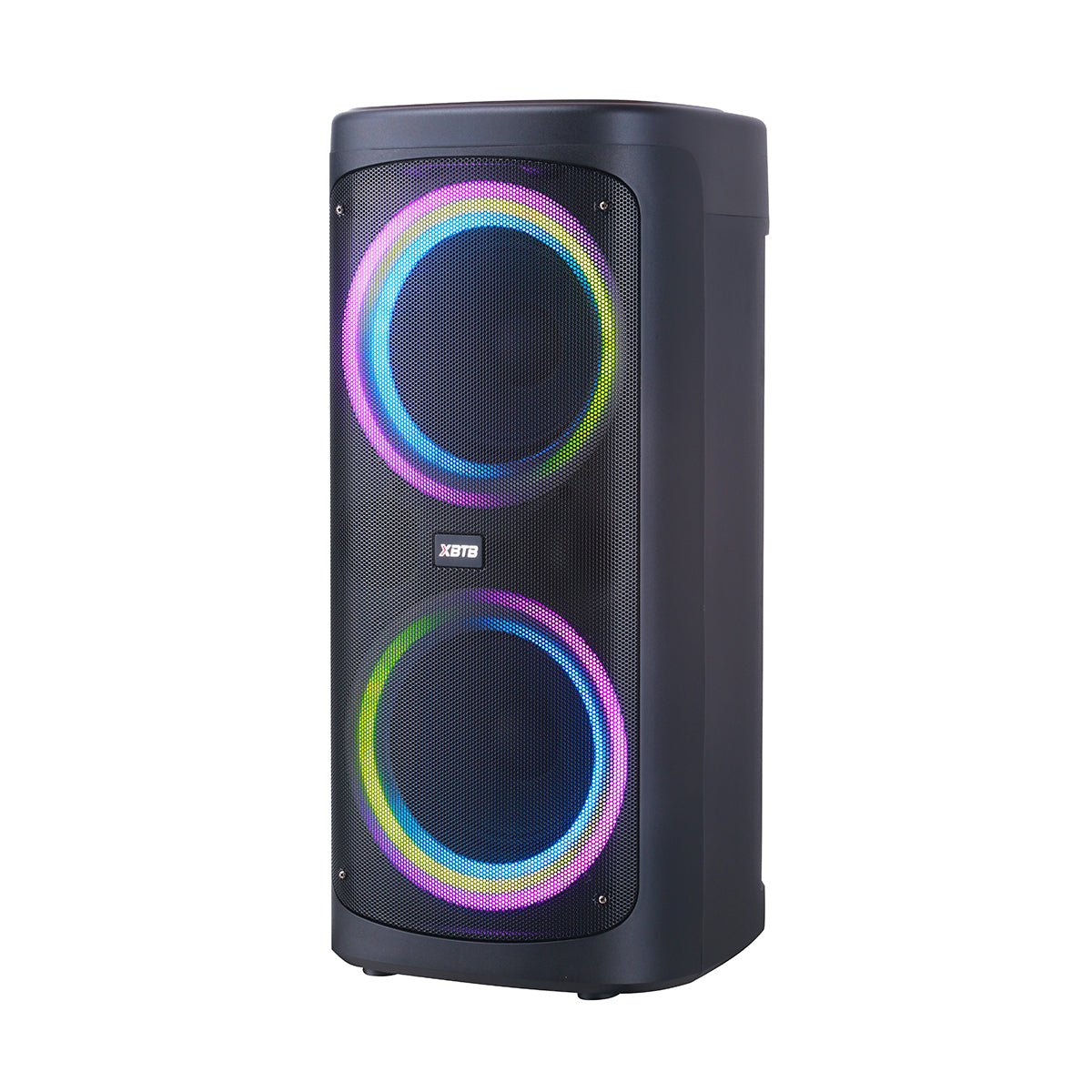 Chaoyue New Portable  Bluetooth Party Speaker Double 6.5Inch With USB FM, RGB Lamp