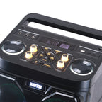 Chaoyue 2026 New Karaoke Party Speakers Double 8'Inch Woofer*2 With Light High Power Portable Speaker Long-Lasting Rechargeable Battery Private Model