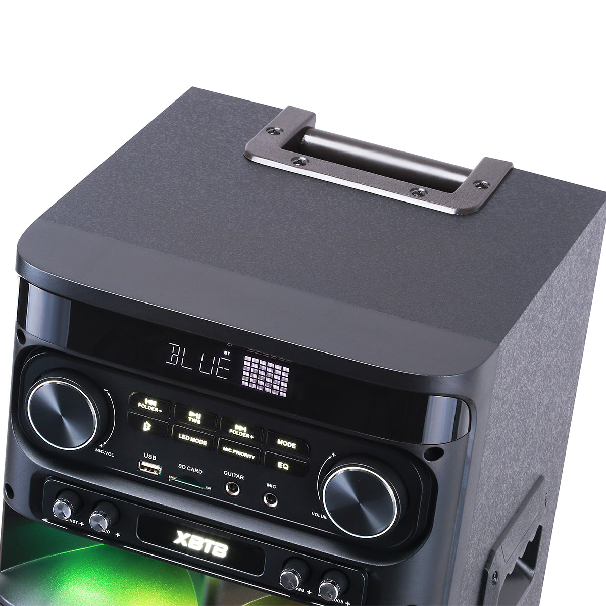 Chaoyue Private Karaoke Party Speakers Double 8'Inch Woofer*2 With Light High Power Portable Speaker Long-Lasting Rechargeable Battery