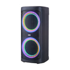 Chaoyue New Portable  Bluetooth Party Speaker Double 6.5Inch With USB FM, RGB Lamp