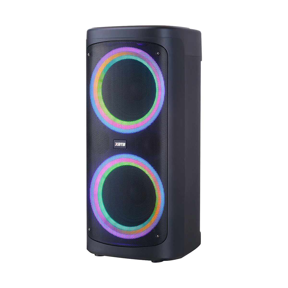 Chaoyue New Portable  Bluetooth Party Speaker Double 6.5Inch With USB FM, RGB Lamp