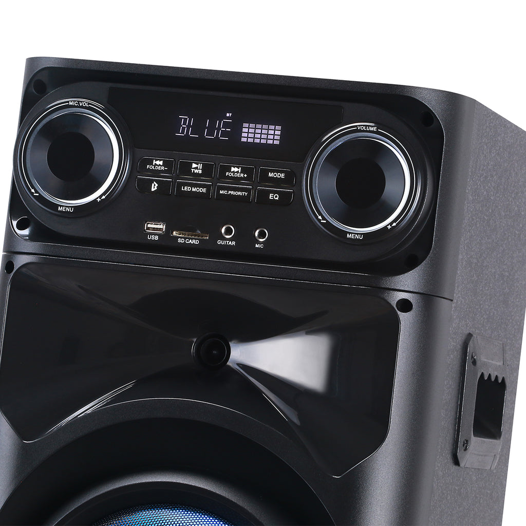 Chaoyue Private Bluetooth Speaker USB FM With RGB light Built-in battery Audio High Power Party speakers Mege Bass Subwoofer